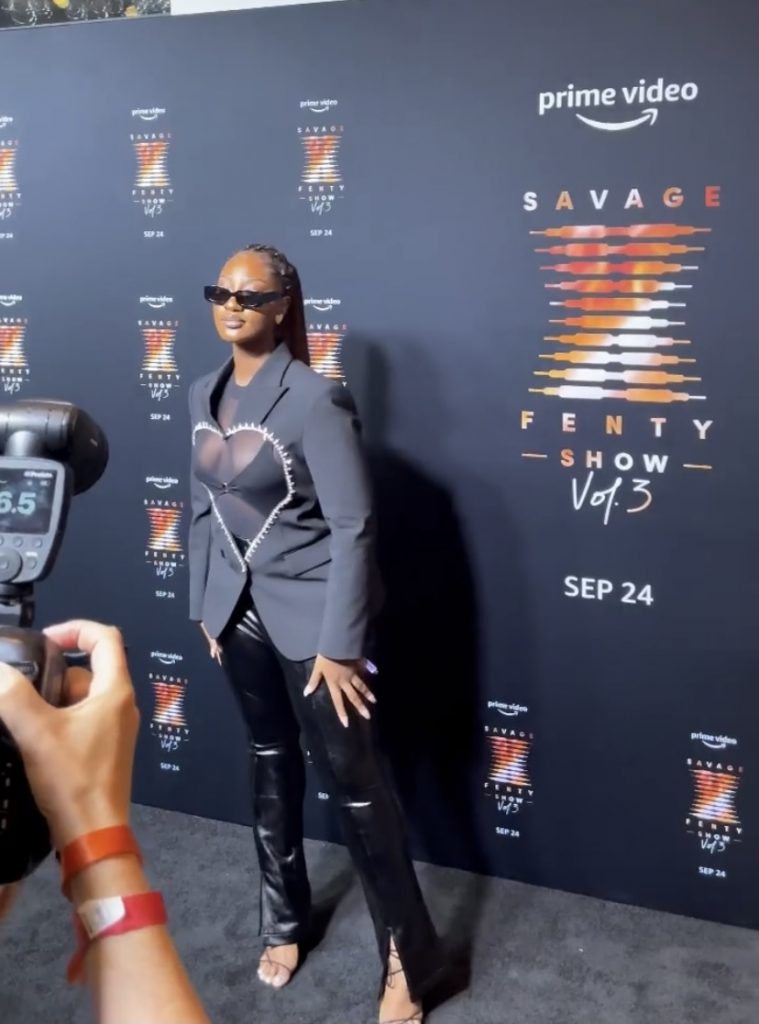 Tems at the Savage X Fenty VOL.3 Show in L.A